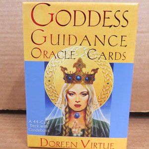 Goddess Guidance Oracle Cards Doreen Virtue 44 Card Deck Guidebook COMPLETE EUC